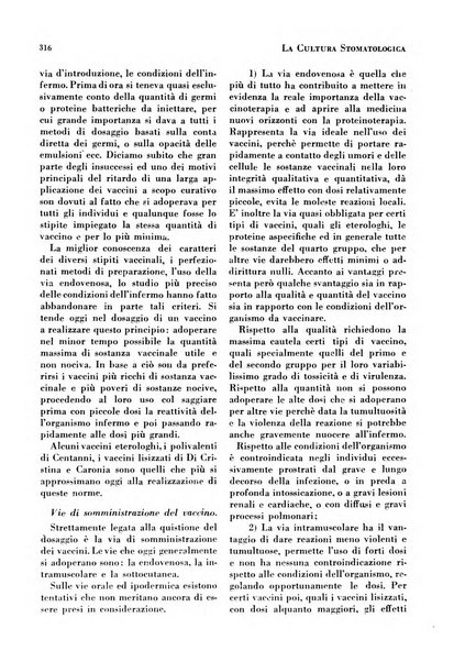 La cultura stomatologica rassegna mensile di scienza, arte, storia e problemi professionali