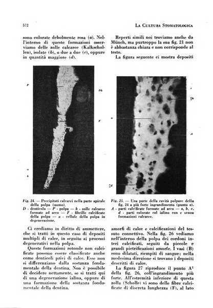 La cultura stomatologica rassegna mensile di scienza, arte, storia e problemi professionali