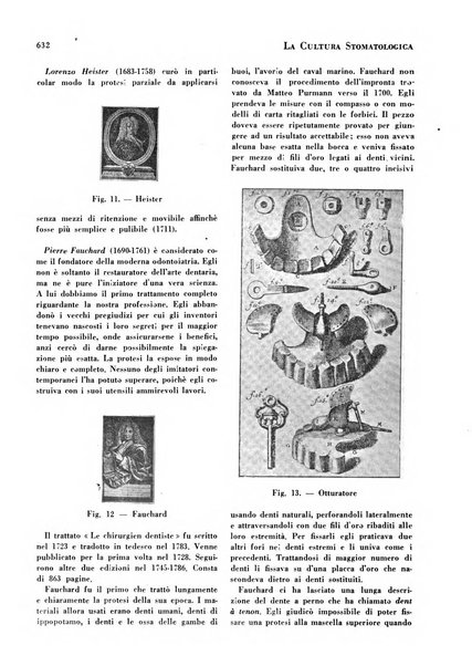 La cultura stomatologica rassegna mensile di scienza, arte, storia e problemi professionali