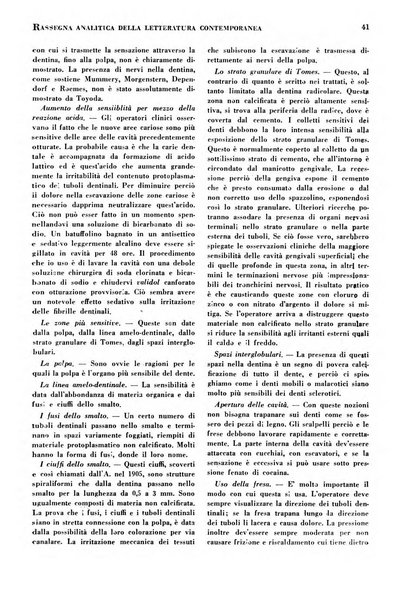 La cultura stomatologica rassegna mensile di scienza, arte, storia e problemi professionali