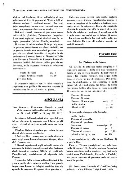 La cultura stomatologica rassegna mensile di scienza, arte, storia e problemi professionali