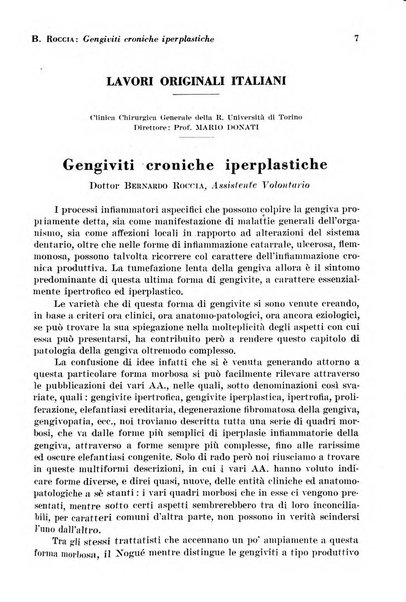 La cultura stomatologica rassegna mensile di scienza, arte, storia e problemi professionali