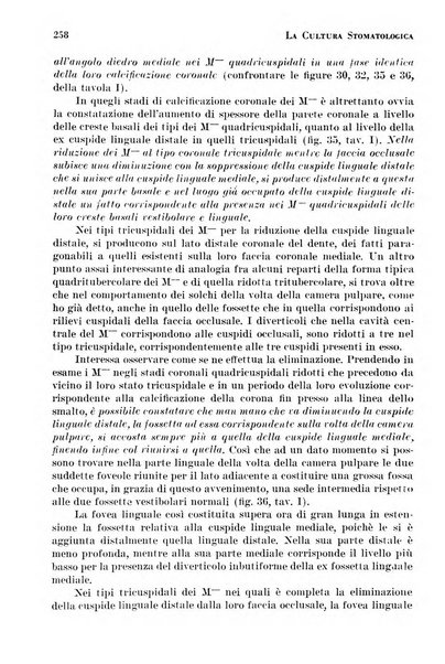 La cultura stomatologica rassegna mensile di scienza, arte, storia e problemi professionali