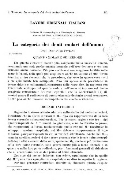 La cultura stomatologica rassegna mensile di scienza, arte, storia e problemi professionali