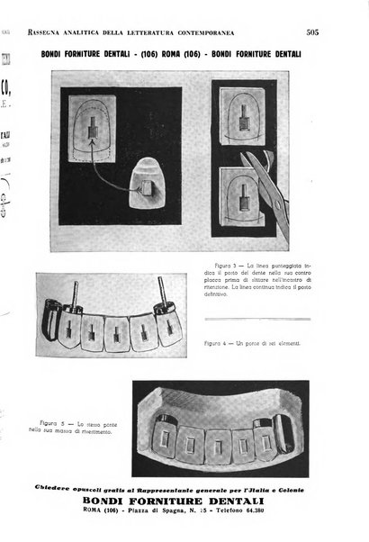 La cultura stomatologica rassegna mensile di scienza, arte, storia e problemi professionali