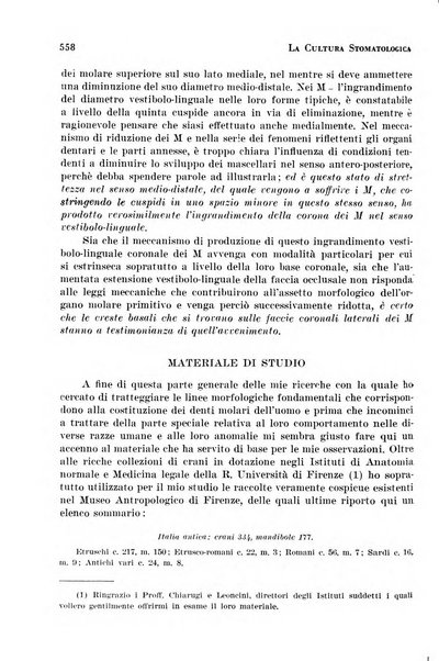 La cultura stomatologica rassegna mensile di scienza, arte, storia e problemi professionali