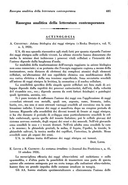 La cultura stomatologica rassegna mensile di scienza, arte, storia e problemi professionali