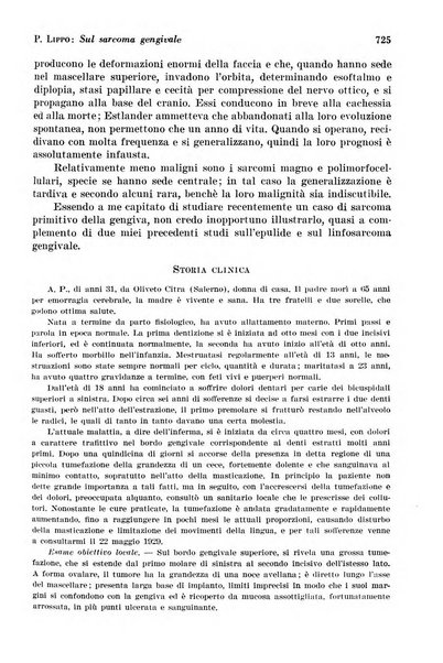 La cultura stomatologica rassegna mensile di scienza, arte, storia e problemi professionali