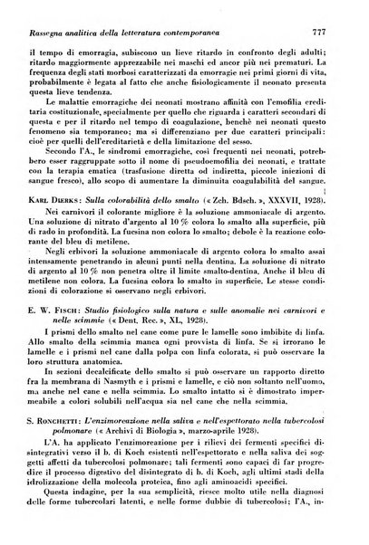 La cultura stomatologica rassegna mensile di scienza, arte, storia e problemi professionali