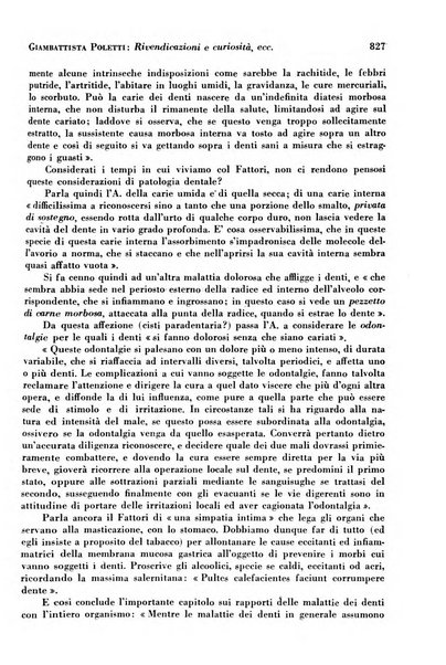 La cultura stomatologica rassegna mensile di scienza, arte, storia e problemi professionali