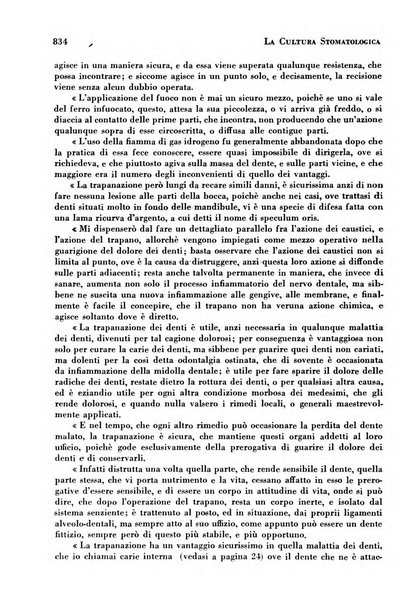 La cultura stomatologica rassegna mensile di scienza, arte, storia e problemi professionali