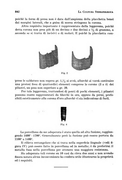 La cultura stomatologica rassegna mensile di scienza, arte, storia e problemi professionali