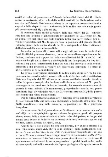 La cultura stomatologica rassegna mensile di scienza, arte, storia e problemi professionali