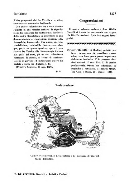 La cultura stomatologica rassegna mensile di scienza, arte, storia e problemi professionali