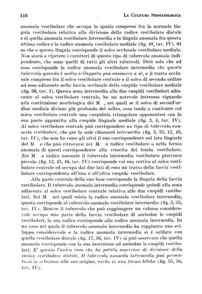 La cultura stomatologica rassegna mensile di scienza, arte, storia e problemi professionali