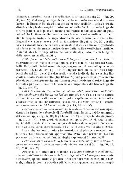 La cultura stomatologica rassegna mensile di scienza, arte, storia e problemi professionali