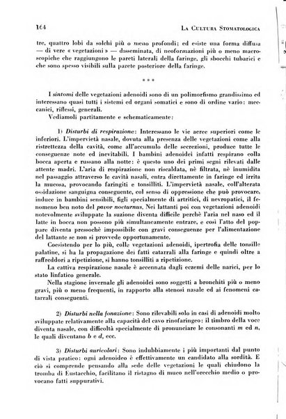 La cultura stomatologica rassegna mensile di scienza, arte, storia e problemi professionali