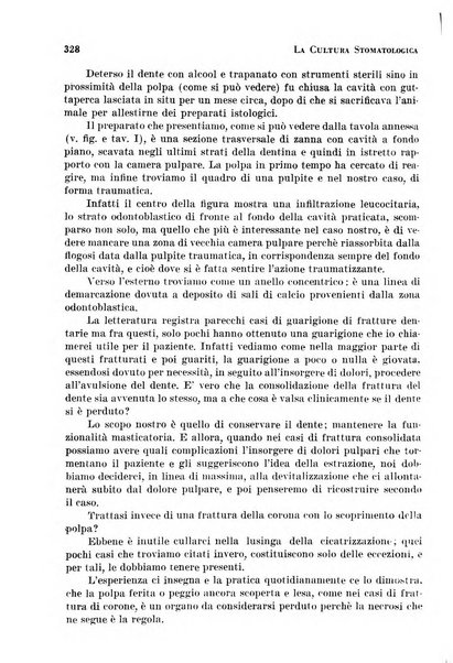 La cultura stomatologica rassegna mensile di scienza, arte, storia e problemi professionali