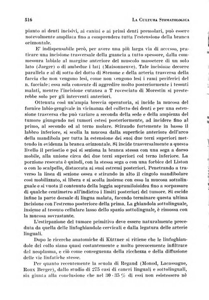 La cultura stomatologica rassegna mensile di scienza, arte, storia e problemi professionali