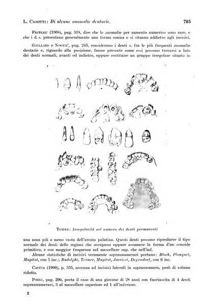 La cultura stomatologica rassegna mensile di scienza, arte, storia e problemi professionali