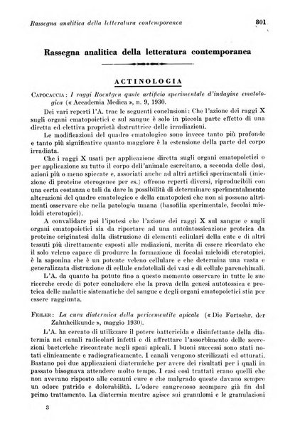 La cultura stomatologica rassegna mensile di scienza, arte, storia e problemi professionali