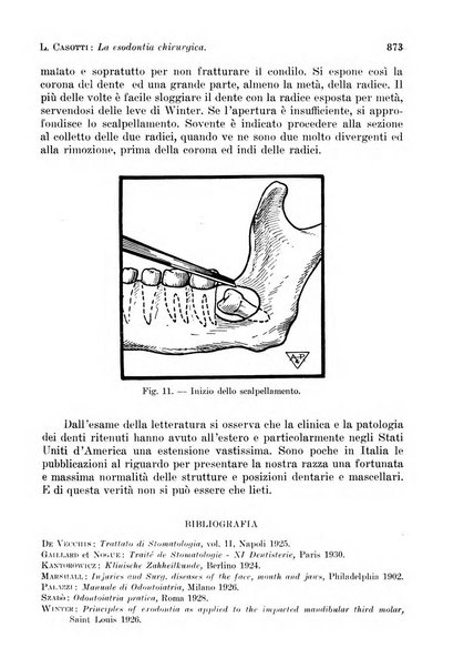 La cultura stomatologica rassegna mensile di scienza, arte, storia e problemi professionali