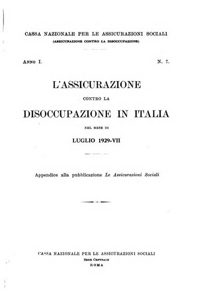 L'assicurazione contro la disoccupazione in Italia