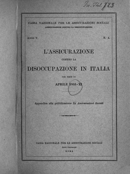 L'assicurazione contro la disoccupazione in Italia