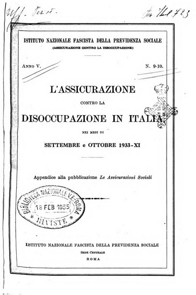 L'assicurazione contro la disoccupazione in Italia