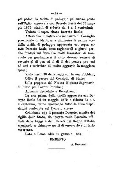 Annali delle strade comunali obbligatorie e della viabilita ordinaria raccolta contenente gli atti ufficiali, i pareri del Consiglio di Stato..