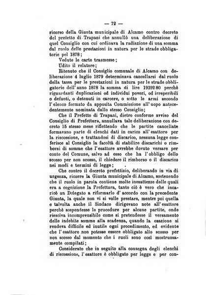 Annali delle strade comunali obbligatorie e della viabilita ordinaria raccolta contenente gli atti ufficiali, i pareri del Consiglio di Stato..