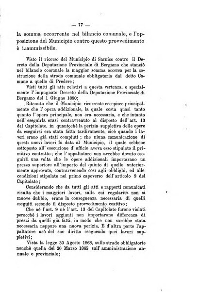 Annali delle strade comunali obbligatorie e della viabilita ordinaria raccolta contenente gli atti ufficiali, i pareri del Consiglio di Stato..