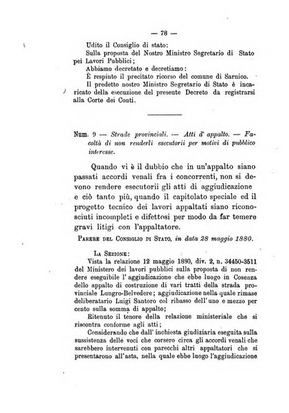 Annali delle strade comunali obbligatorie e della viabilita ordinaria raccolta contenente gli atti ufficiali, i pareri del Consiglio di Stato..