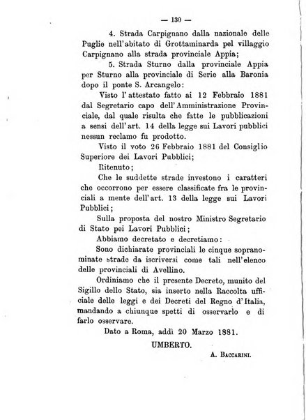 Annali delle strade comunali obbligatorie e della viabilita ordinaria raccolta contenente gli atti ufficiali, i pareri del Consiglio di Stato..