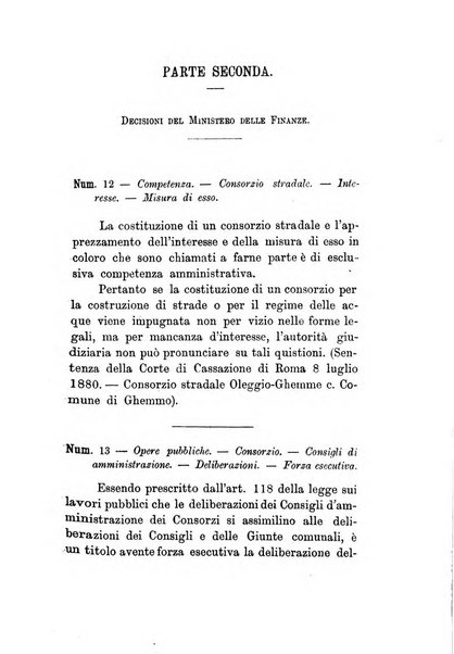 Annali delle strade comunali obbligatorie e della viabilita ordinaria raccolta contenente gli atti ufficiali, i pareri del Consiglio di Stato..