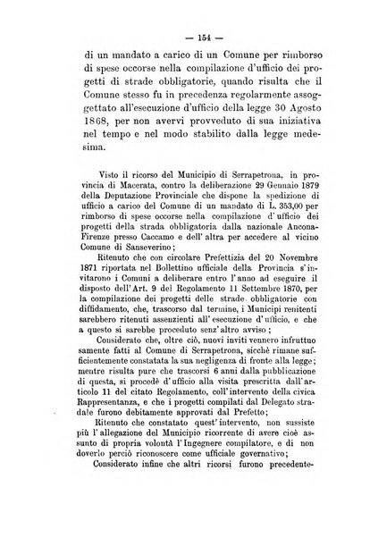 Annali delle strade comunali obbligatorie e della viabilita ordinaria raccolta contenente gli atti ufficiali, i pareri del Consiglio di Stato..