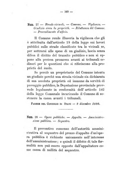 Annali delle strade comunali obbligatorie e della viabilita ordinaria raccolta contenente gli atti ufficiali, i pareri del Consiglio di Stato..