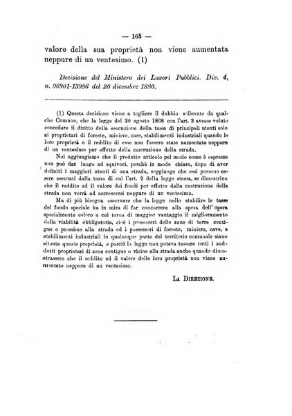 Annali delle strade comunali obbligatorie e della viabilita ordinaria raccolta contenente gli atti ufficiali, i pareri del Consiglio di Stato..