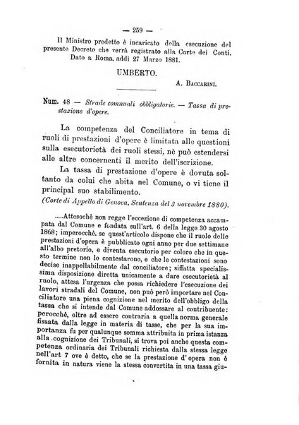 Annali delle strade comunali obbligatorie e della viabilita ordinaria raccolta contenente gli atti ufficiali, i pareri del Consiglio di Stato..