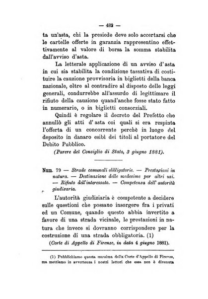 Annali delle strade comunali obbligatorie e della viabilita ordinaria raccolta contenente gli atti ufficiali, i pareri del Consiglio di Stato..