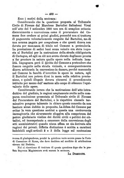 Annali delle strade comunali obbligatorie e della viabilita ordinaria raccolta contenente gli atti ufficiali, i pareri del Consiglio di Stato..