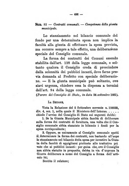 Annali delle strade comunali obbligatorie e della viabilita ordinaria raccolta contenente gli atti ufficiali, i pareri del Consiglio di Stato..