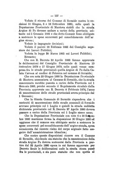 Annali delle strade comunali obbligatorie e della viabilita ordinaria raccolta contenente gli atti ufficiali, i pareri del Consiglio di Stato..