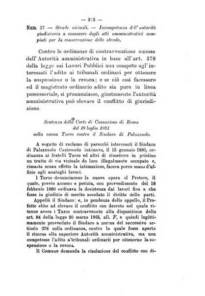 Annali delle strade comunali obbligatorie e della viabilita ordinaria raccolta contenente gli atti ufficiali, i pareri del Consiglio di Stato..