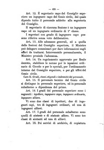 Annali delle strade comunali obbligatorie e della viabilita ordinaria raccolta contenente gli atti ufficiali, i pareri del Consiglio di Stato..