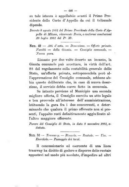 Annali delle strade comunali obbligatorie e della viabilita ordinaria raccolta contenente gli atti ufficiali, i pareri del Consiglio di Stato..