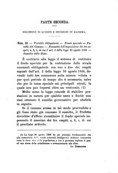 Annali delle strade comunali obbligatorie e della viabilita ordinaria raccolta contenente gli atti ufficiali, i pareri del Consiglio di Stato..