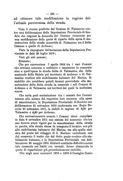 Annali delle strade comunali obbligatorie e della viabilita ordinaria raccolta contenente gli atti ufficiali, i pareri del Consiglio di Stato..