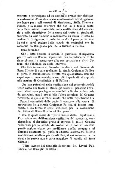 Annali delle strade comunali obbligatorie e della viabilita ordinaria raccolta contenente gli atti ufficiali, i pareri del Consiglio di Stato..