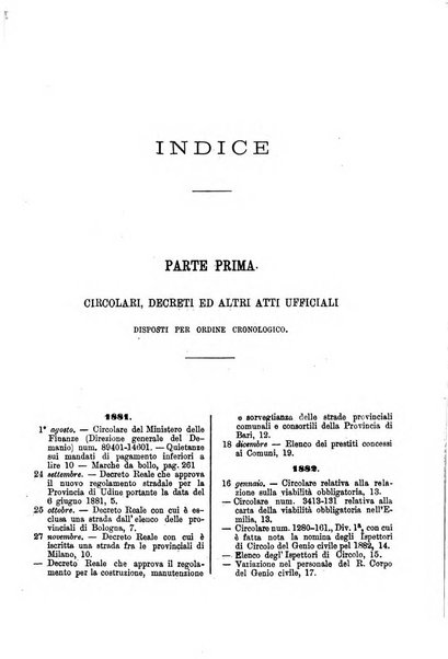 Annali delle strade comunali obbligatorie e della viabilita ordinaria raccolta contenente gli atti ufficiali, i pareri del Consiglio di Stato..